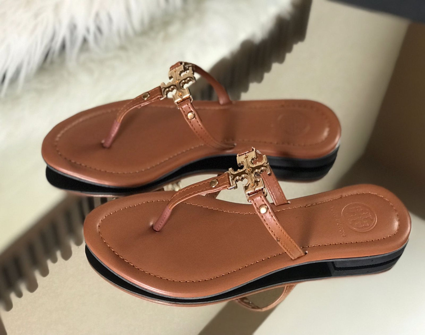 T Sandal Brown