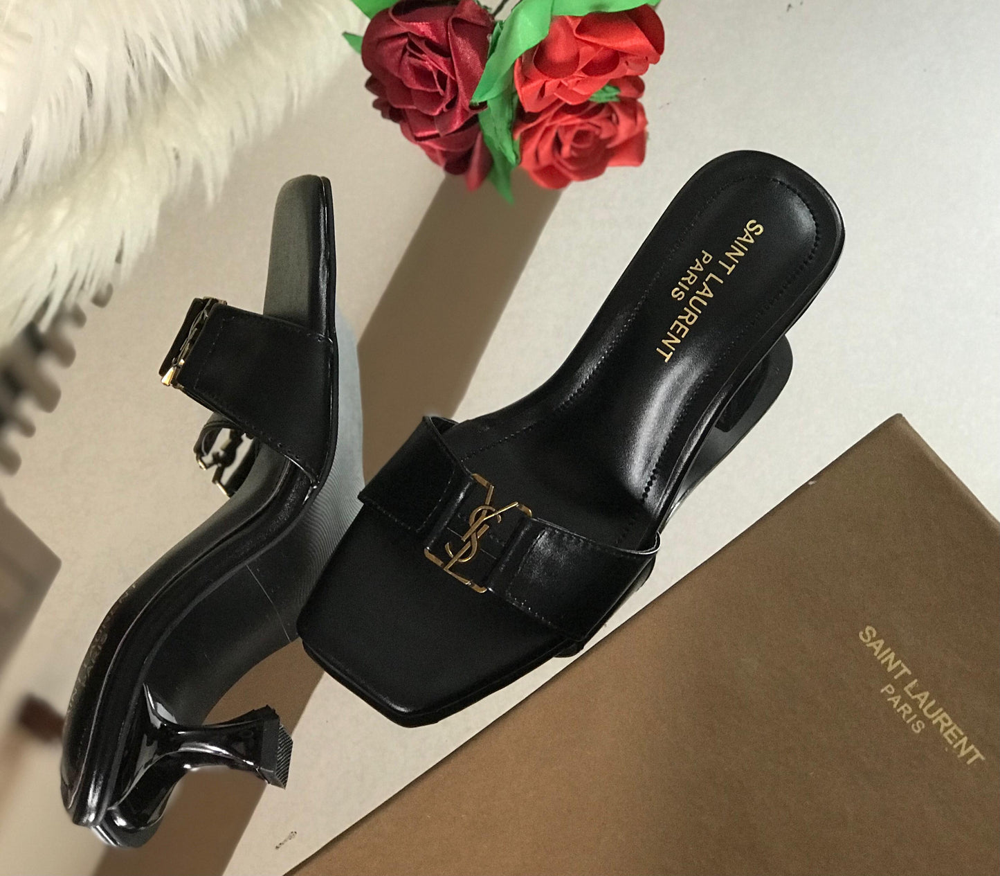 Ysl Heel black