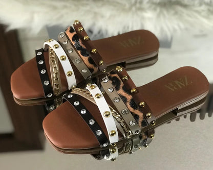 Leopard Print Slippers