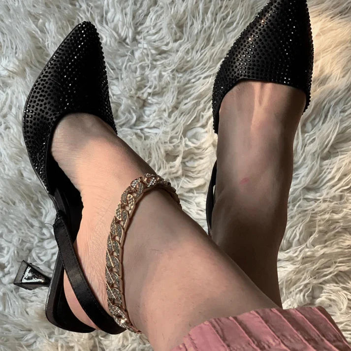 Sparkling Heel Black
