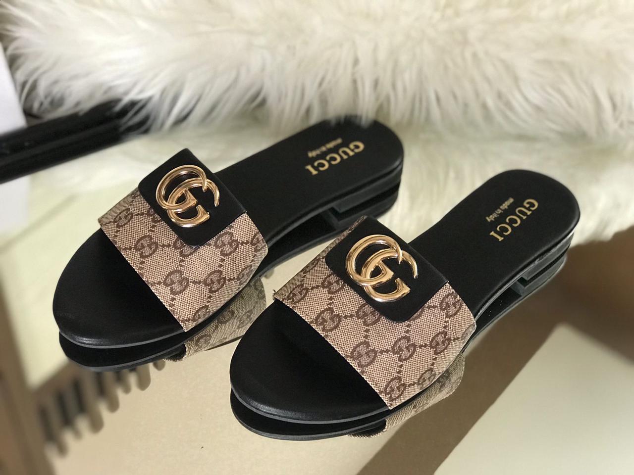 Gc Flat Slippers Black